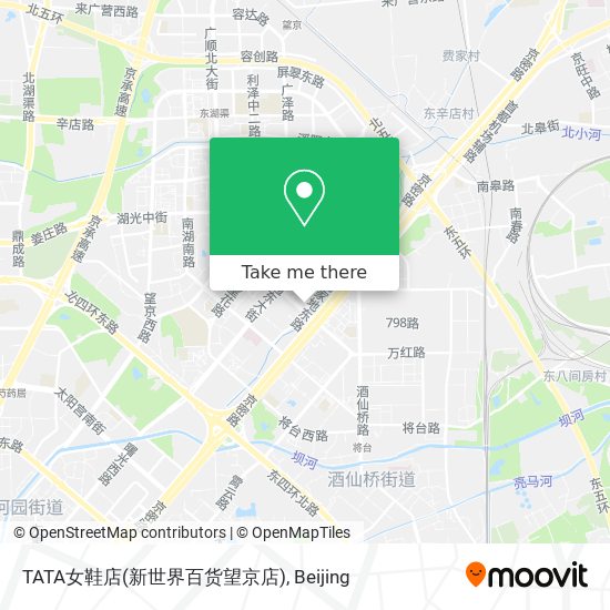 TATA女鞋店(新世界百货望京店) map