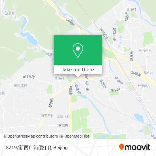 S219/新西广街(路口) map