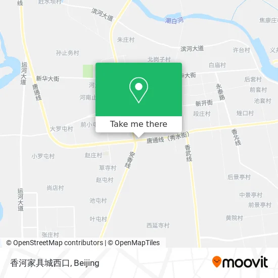 香河家具城西口 map