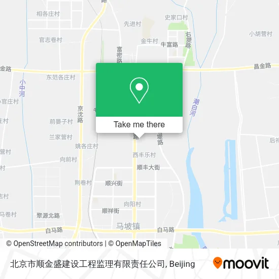 北京市顺金盛建设工程监理有限责任公司 map