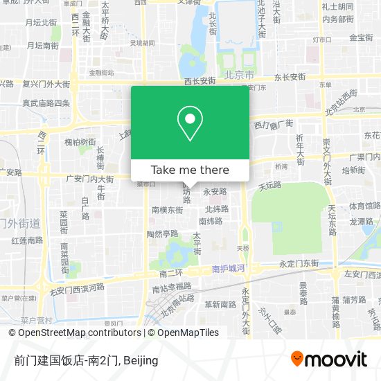 前门建国饭店-南2门 map