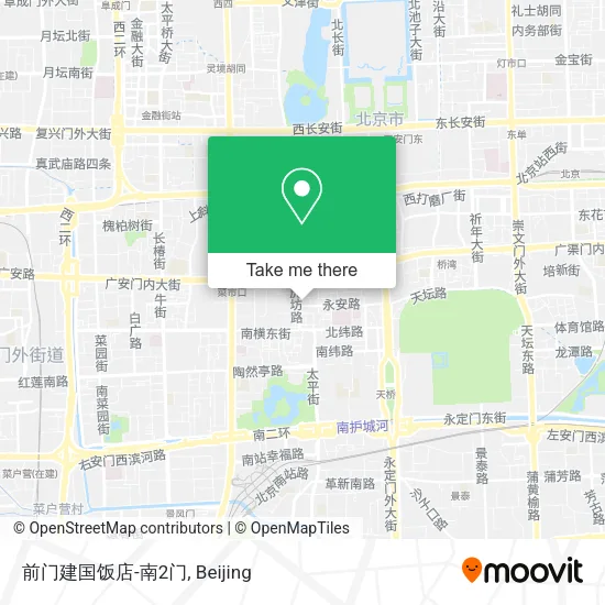 前门建国饭店-南2门 map