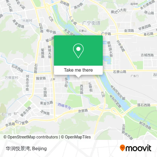 华润悦景湾 map