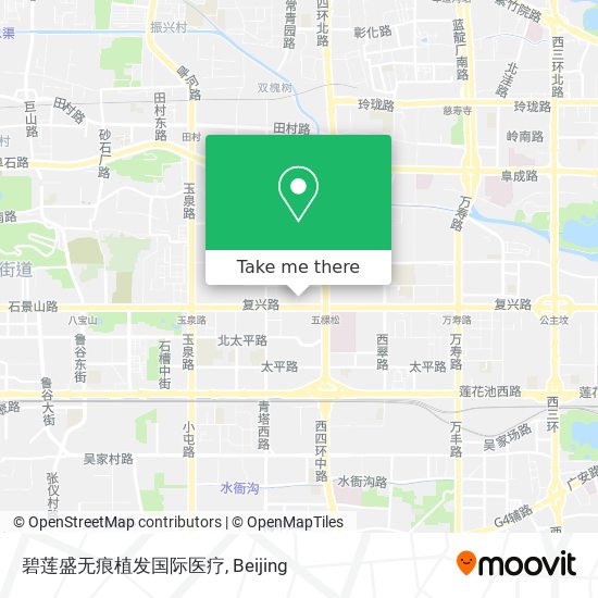 碧莲盛无痕植发国际医疗 map