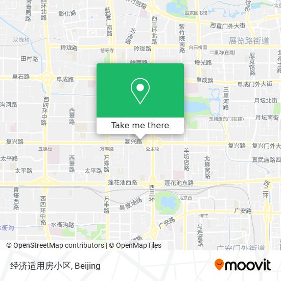 经济适用房小区 map