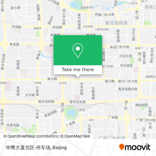 华鹰大厦北区-停车场 map
