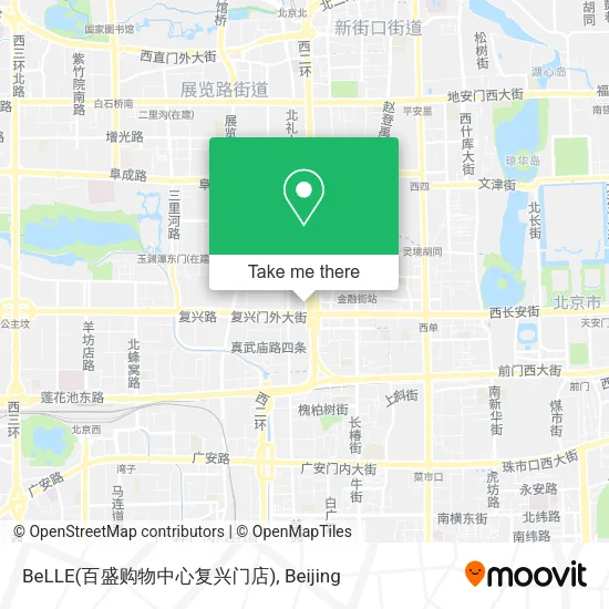 BeLLE(百盛购物中心复兴门店) map