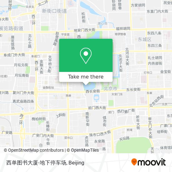 西单图书大厦-地下停车场 map