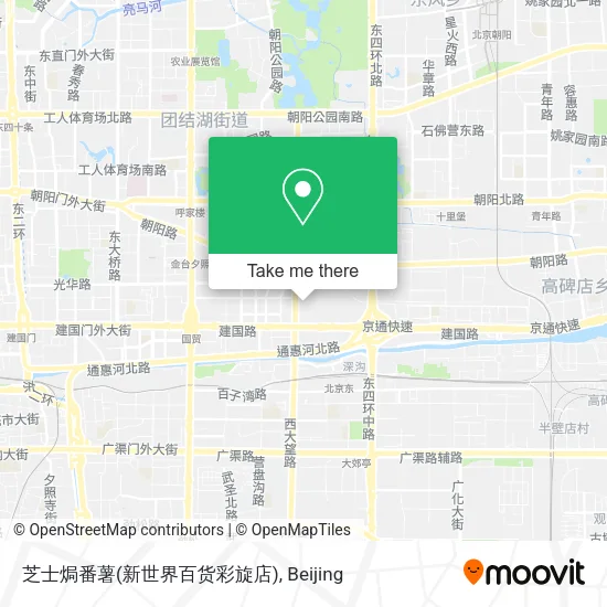 芝士焗番薯(新世界百货彩旋店) map