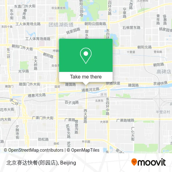 北京赛达快餐(郎园店) map