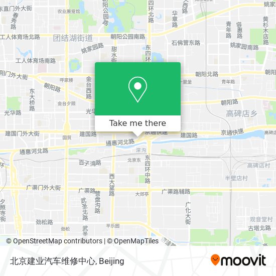 北京建业汽车维修中心 map