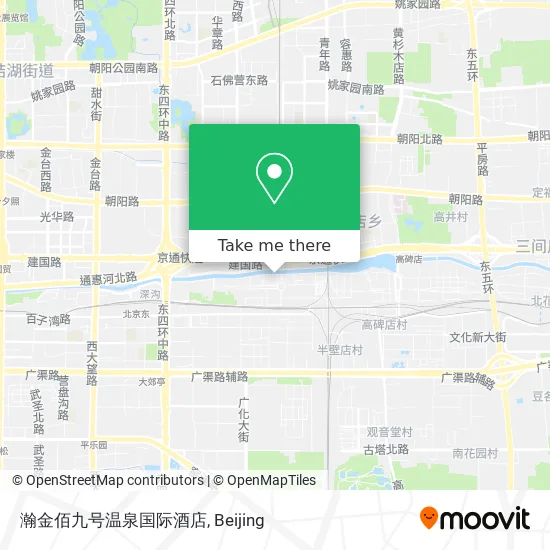 瀚金佰九号温泉国际酒店 map