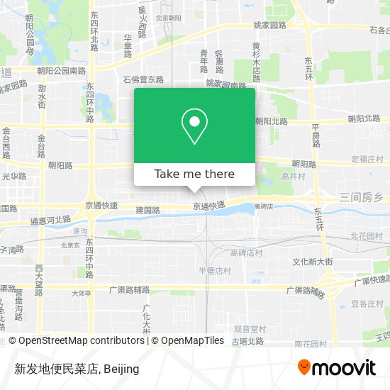 新发地便民菜店 map