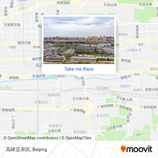 高碑店东区 map
