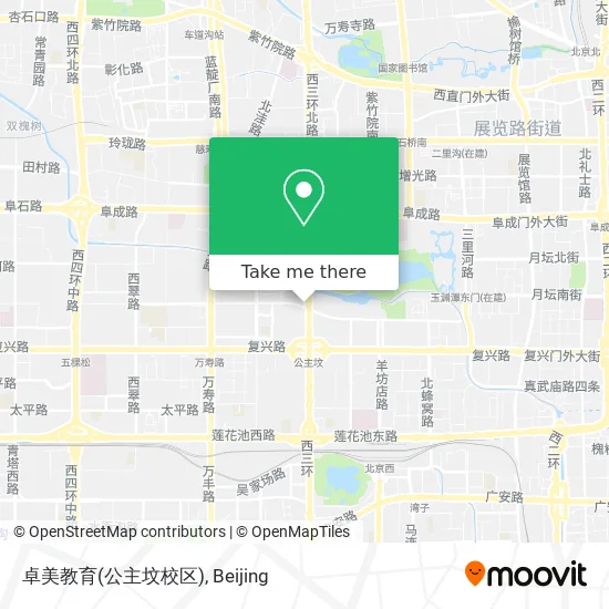卓美教育(公主坟校区) map