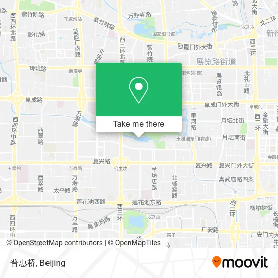 普惠桥 map