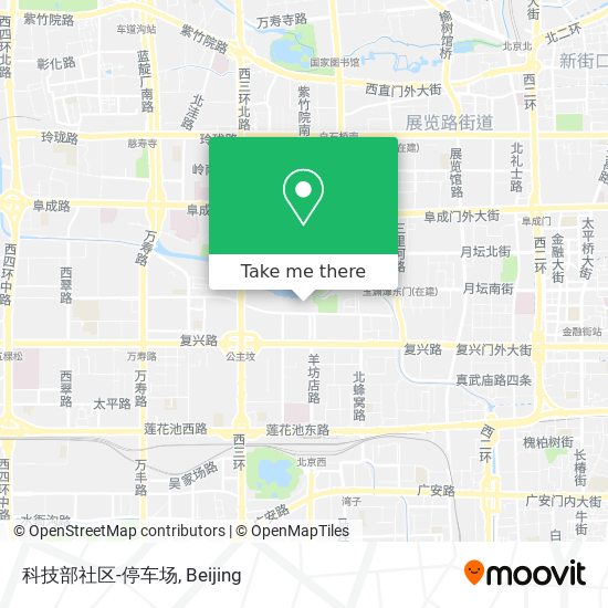 科技部社区-停车场 map