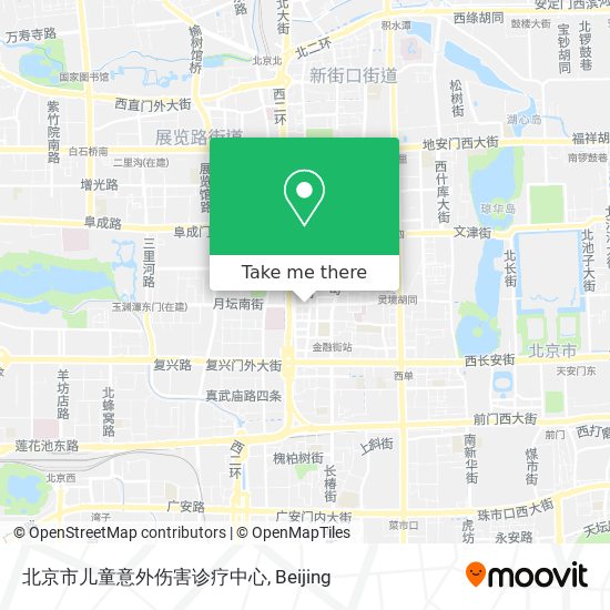 北京市儿童意外伤害诊疗中心 map