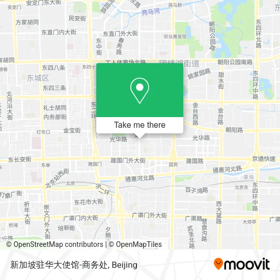新加坡驻华大使馆-商务处 map