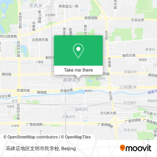 高碑店地区文明市民学校 map