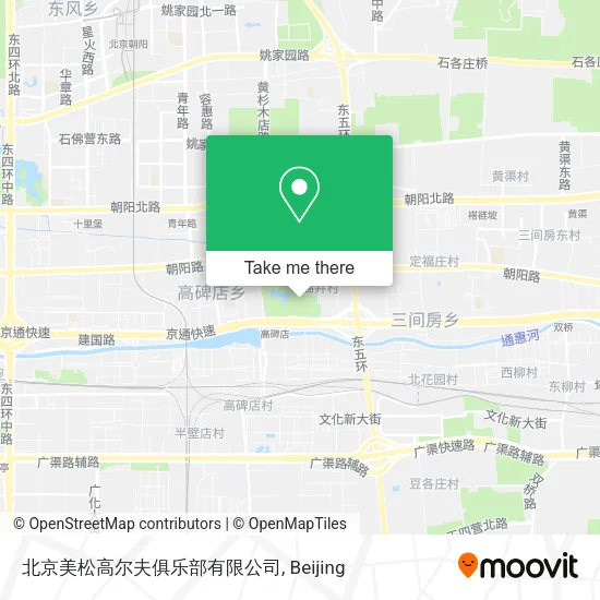 北京美松高尔夫俱乐部有限公司 map