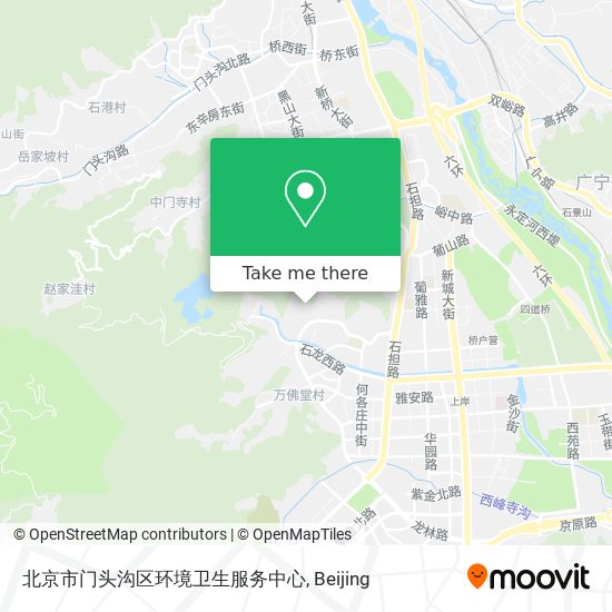北京市门头沟区环境卫生服务中心 map