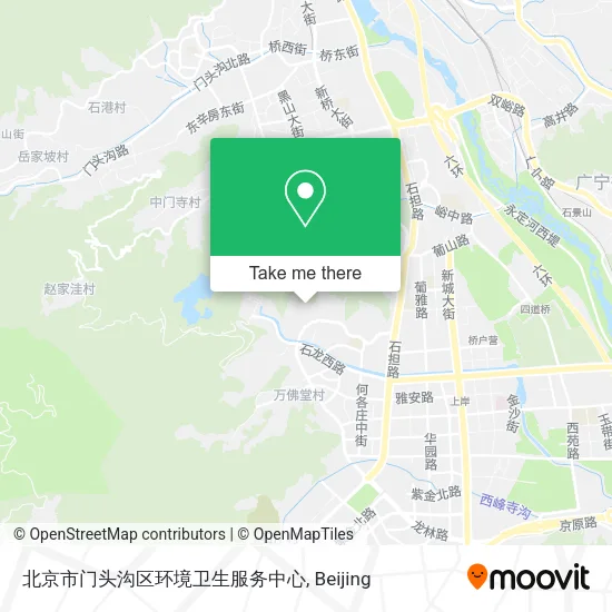 北京市门头沟区环境卫生服务中心 map