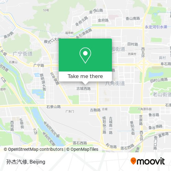 孙杰汽修 map