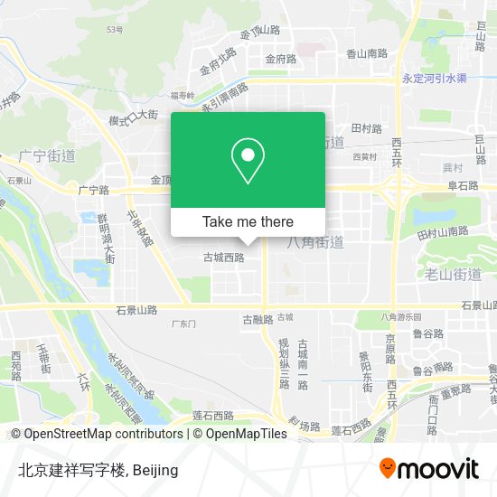 北京建祥写字楼 map
