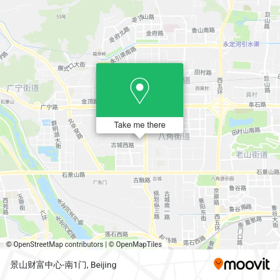 景山财富中心-南1门 map