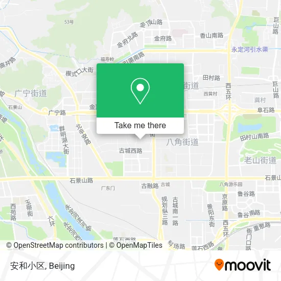 安和小区 map
