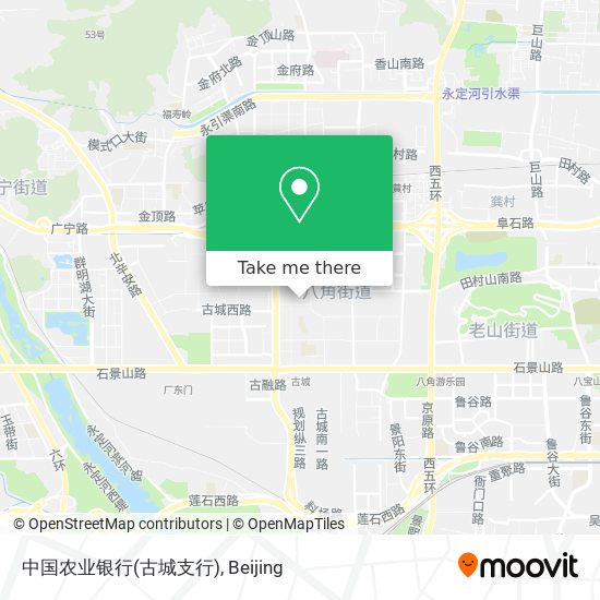 中国农业银行(古城支行) map