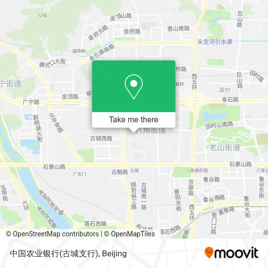 中国农业银行(古城支行) map