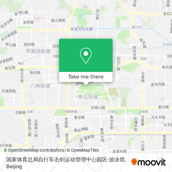 国家体育总局自行车击剑运动管理中心园区-游泳馆 map