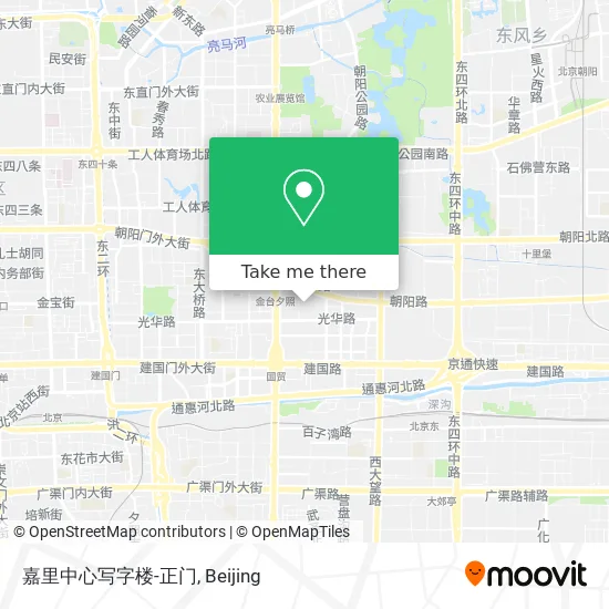 嘉里中心写字楼-正门 map