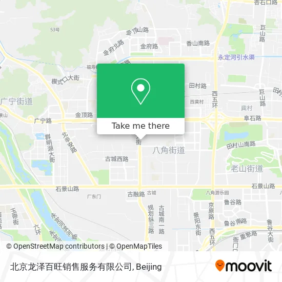 北京龙泽百旺销售服务有限公司 map