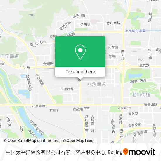 中国太平洋保险有限公司石景山客户服务中心 map