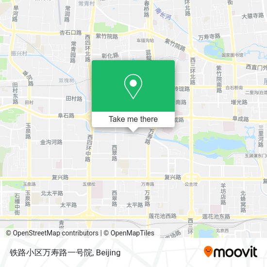 铁路小区万寿路一号院 map