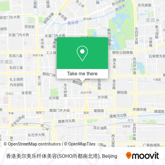 香港美尔美乐纤体美容(SOHO尚都南北塔) map