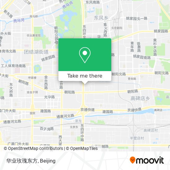 华业玫瑰东方 map