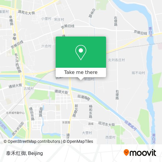 泰禾红御 map