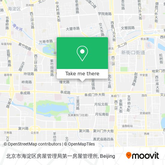 北京市海淀区房屋管理局第一房屋管理所 map