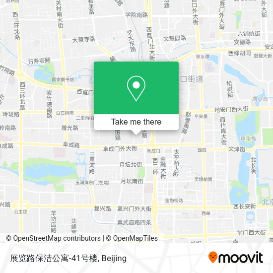 展览路保洁公寓-41号楼 map