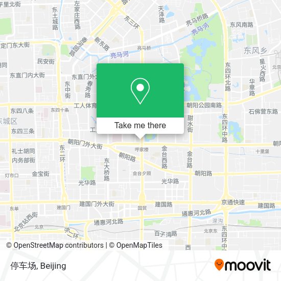 停车场 map