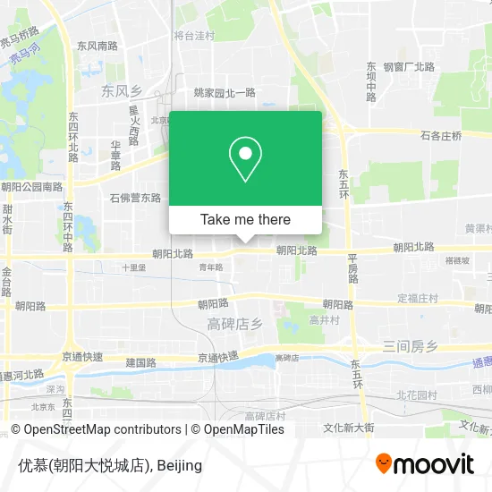优慕(朝阳大悦城店) map