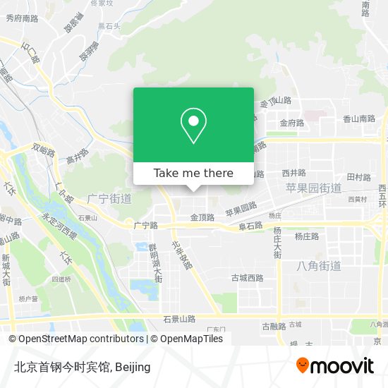 北京首钢今时宾馆 map