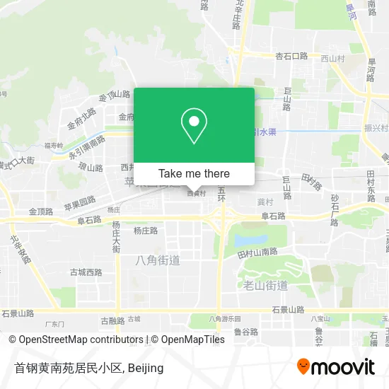 首钢黄南苑居民小区 map