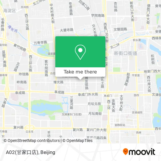 A02(甘家口店) map
