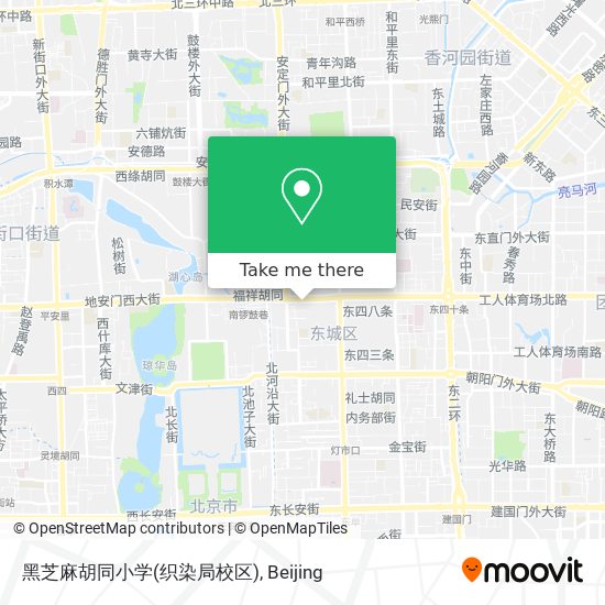 黑芝麻胡同小学(织染局校区) map
