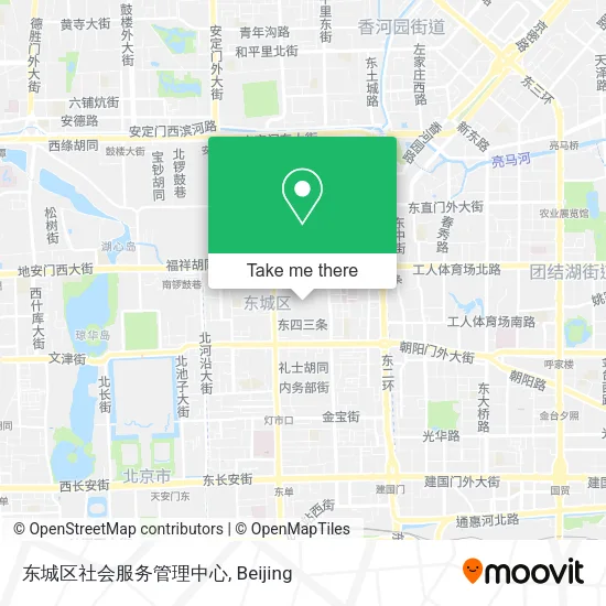 东城区社会服务管理中心 map